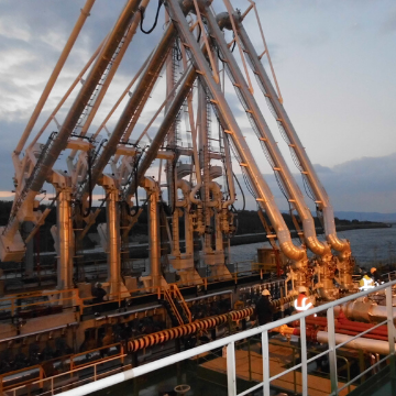 braço de carga marítimo B0030