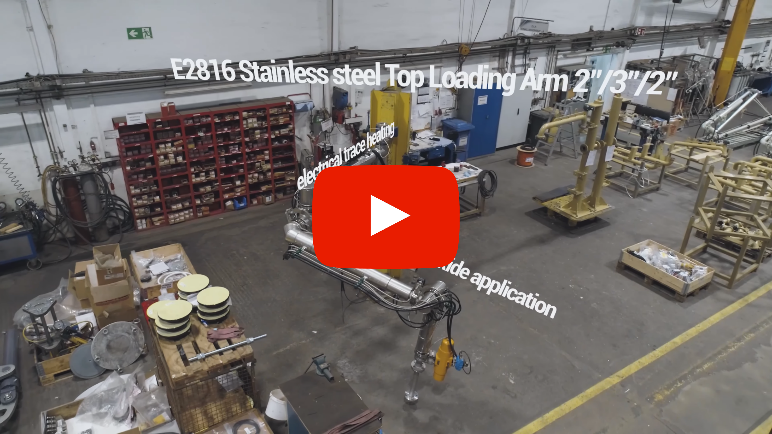 braços de carregamento de terra